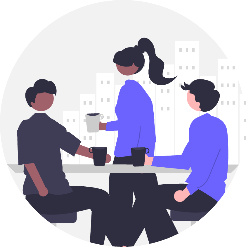 チームマネジメントのイラスト